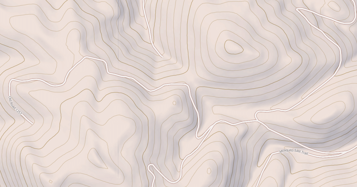 Map preview of OLD ROAD 1257