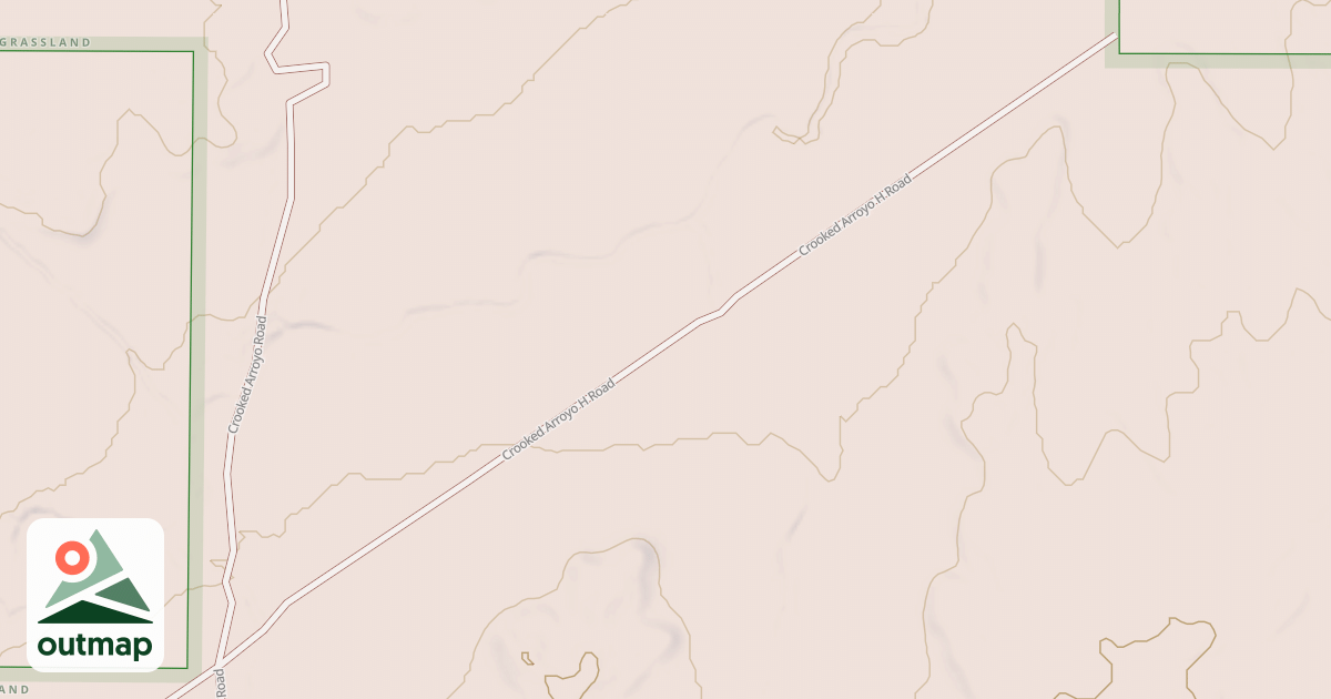 Map of CROOKED ARROYO H