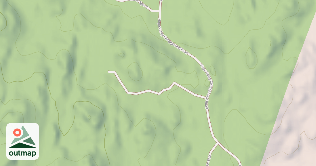 Map of BREWER SPUR D