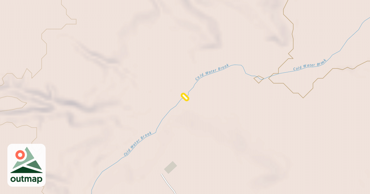 Map of Cold Water Brook
