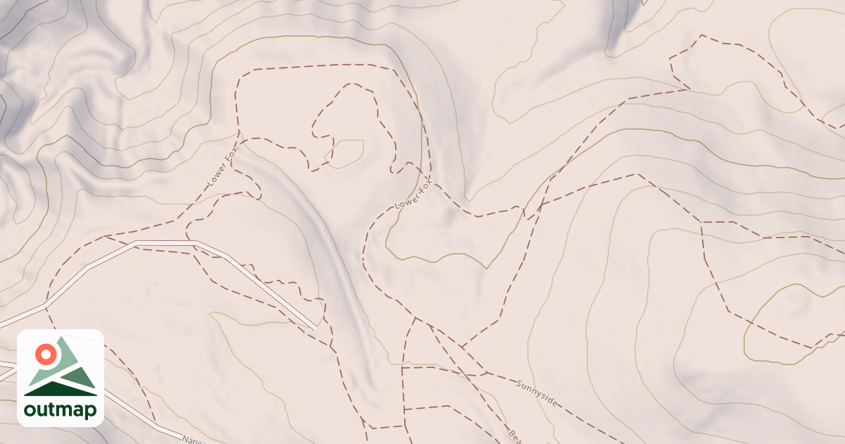 Map of LITTLE WOLF E