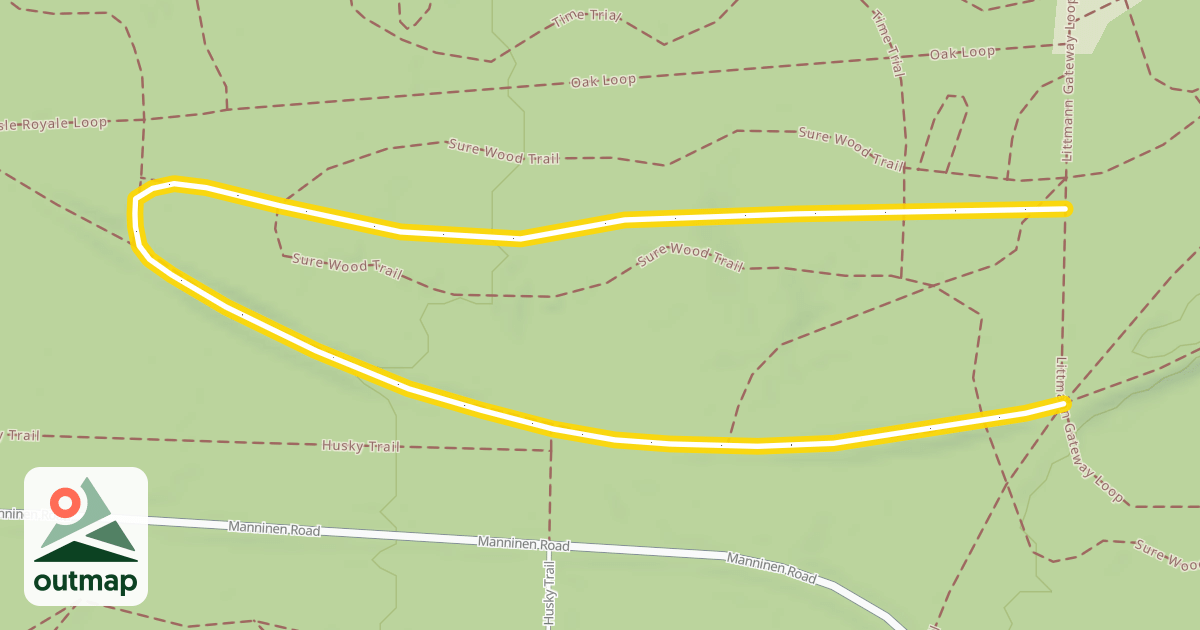 Map of Pine Loop