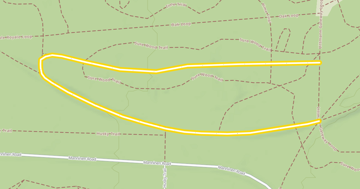 Map preview of Pine Loop