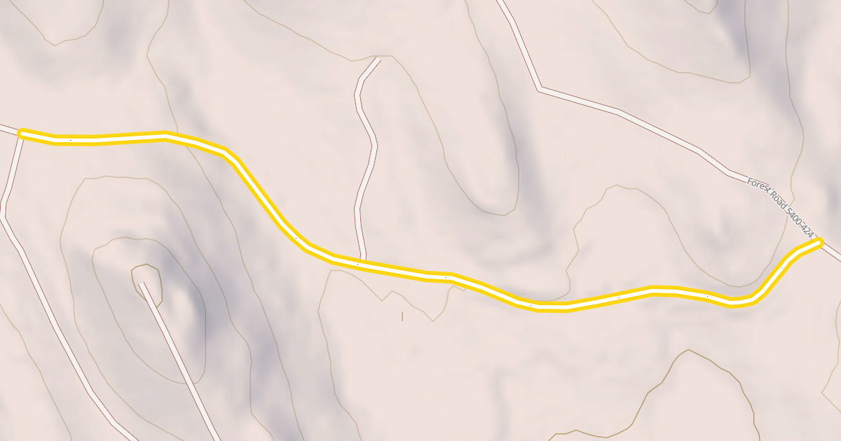 Map preview of Forest Road 5400-430