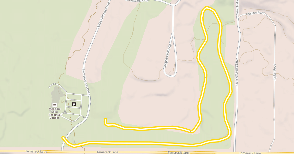 Map preview of St. Andrew's Loop