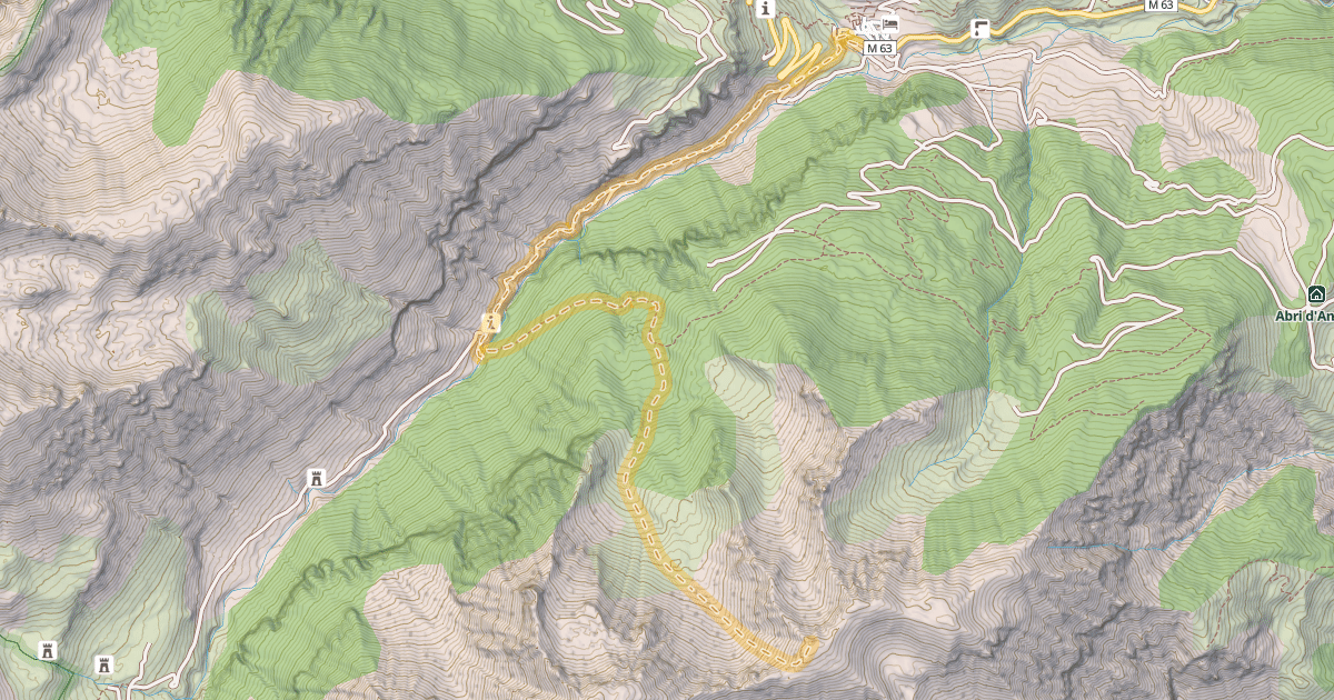 Map preview of Tête de Cloifret — Saint-Dalmas-le-Selvage