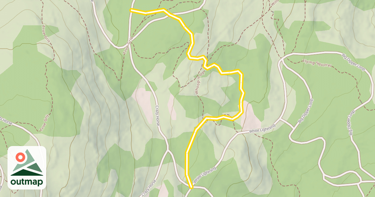 Map of Corkscrew