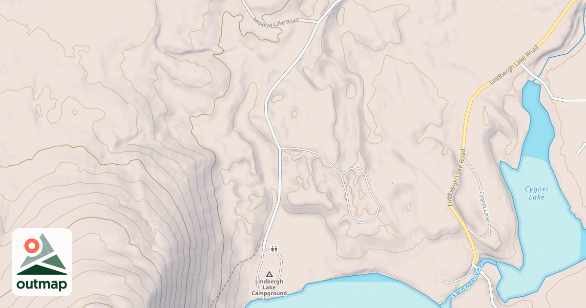 Map of LINDBERGH LAKE CAMP