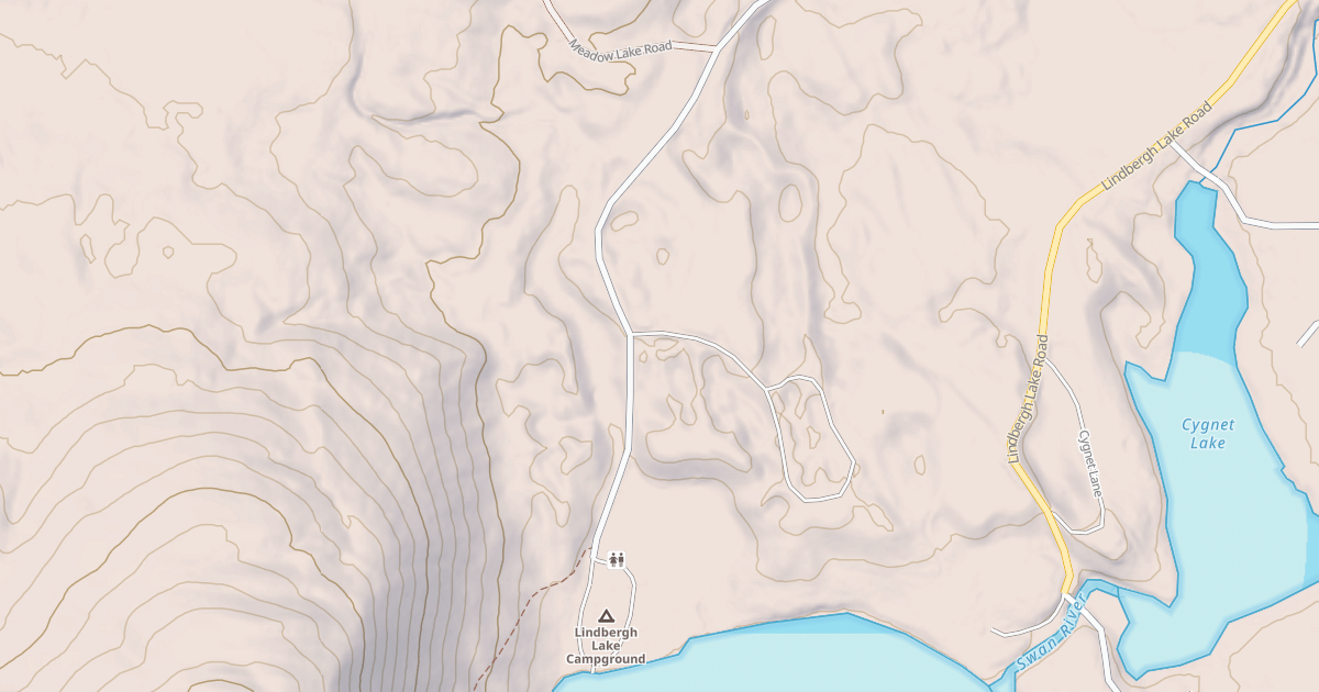 Map preview of LINDBERGH LAKE CAMP