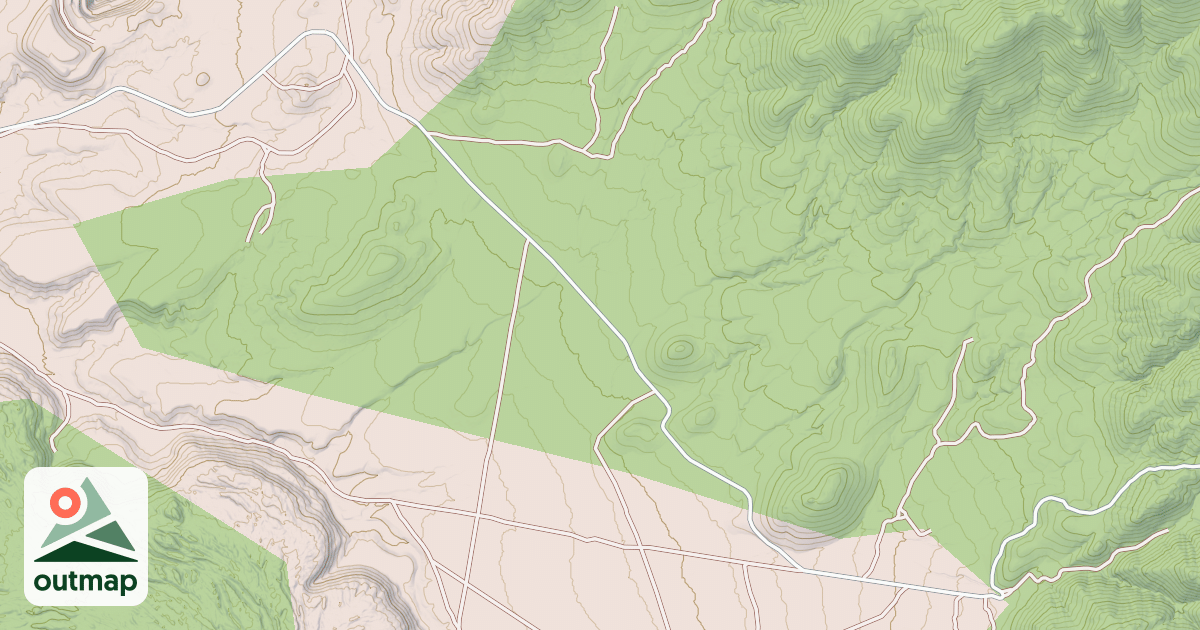 Map of POWELL MOUNTAIN ROAD
