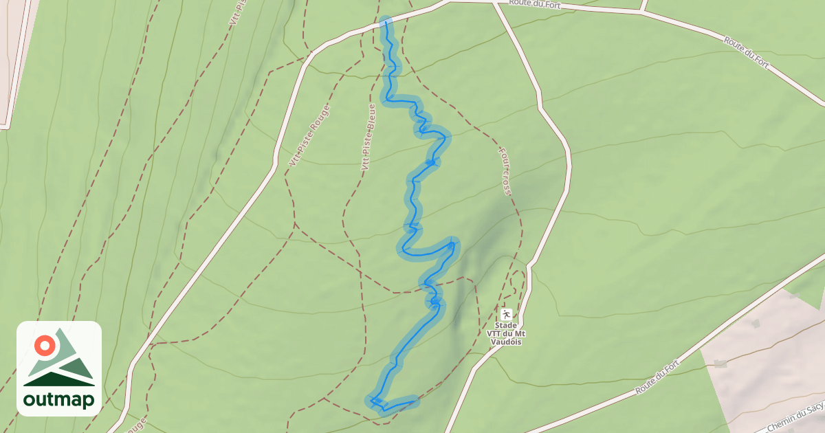 Map of Piste de Remontée
