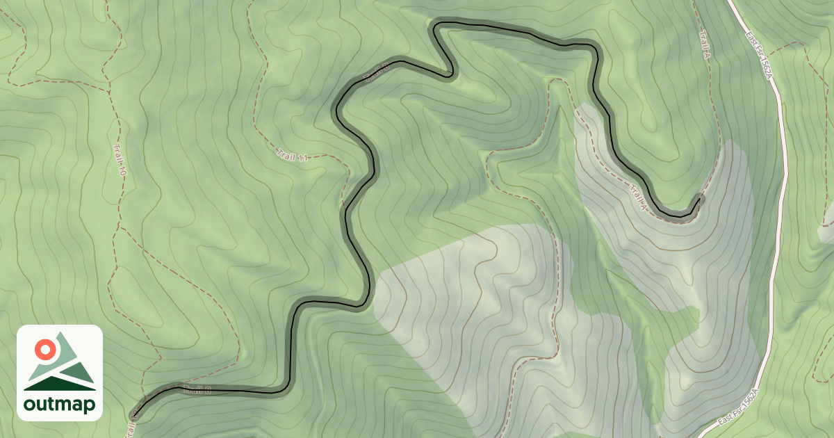 Map of Trail B
