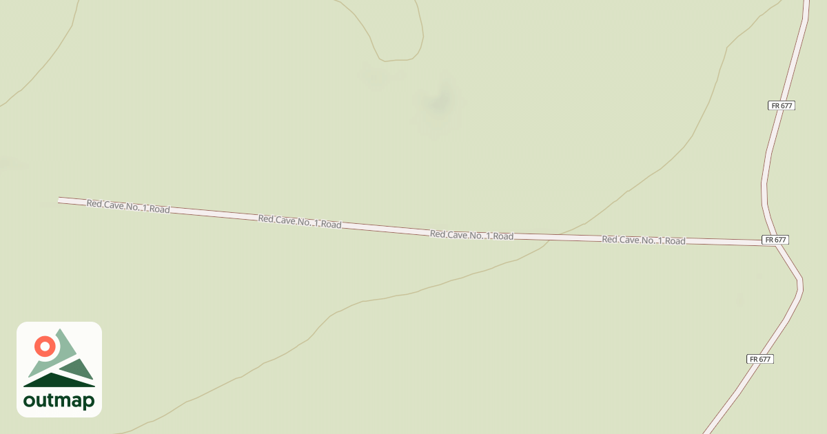 Map of RED CAVE NO. 1