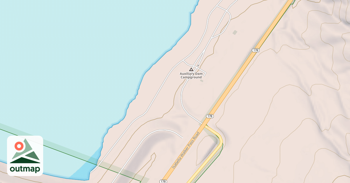 Map of AUXILIARY DAM