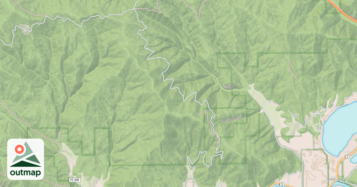 Map of ROSE CREEK