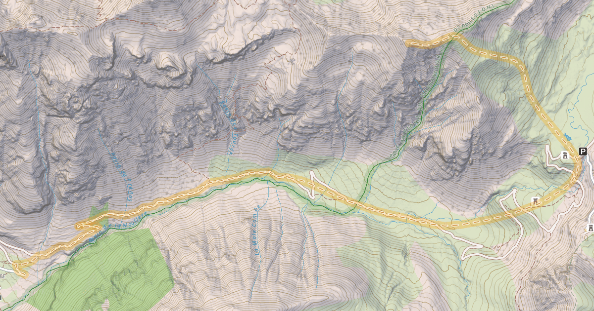 Map preview of Sommet de Caire Brun — Bayasse