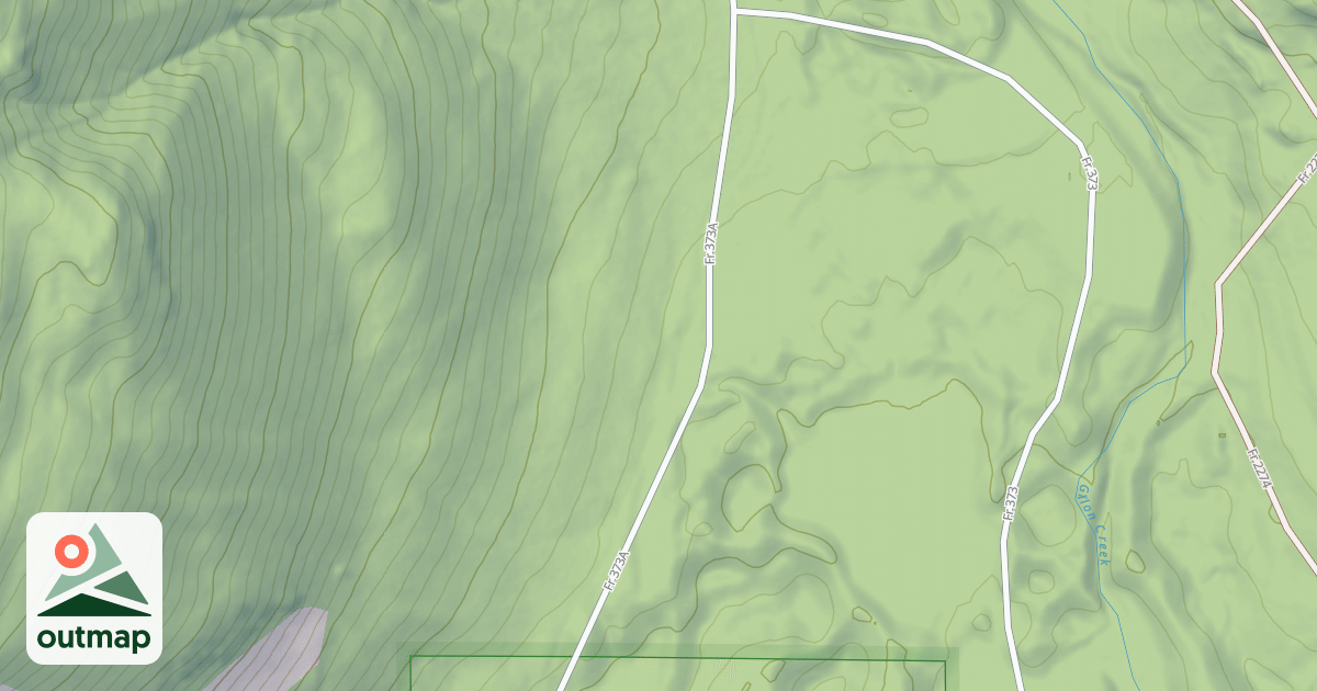 Map of GILLON CREEK A