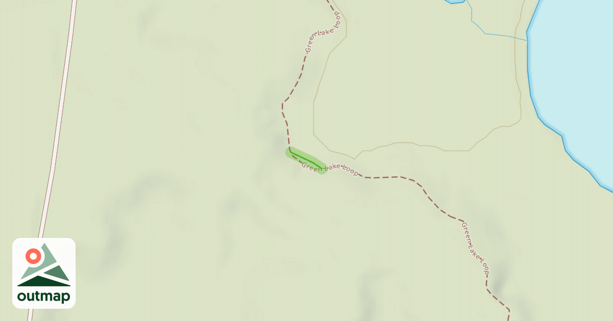 Map of Green Lake Loop
