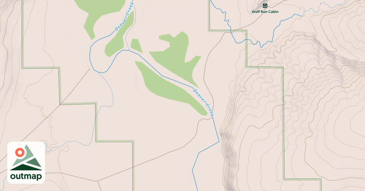 Map of Colorado Creek Trail