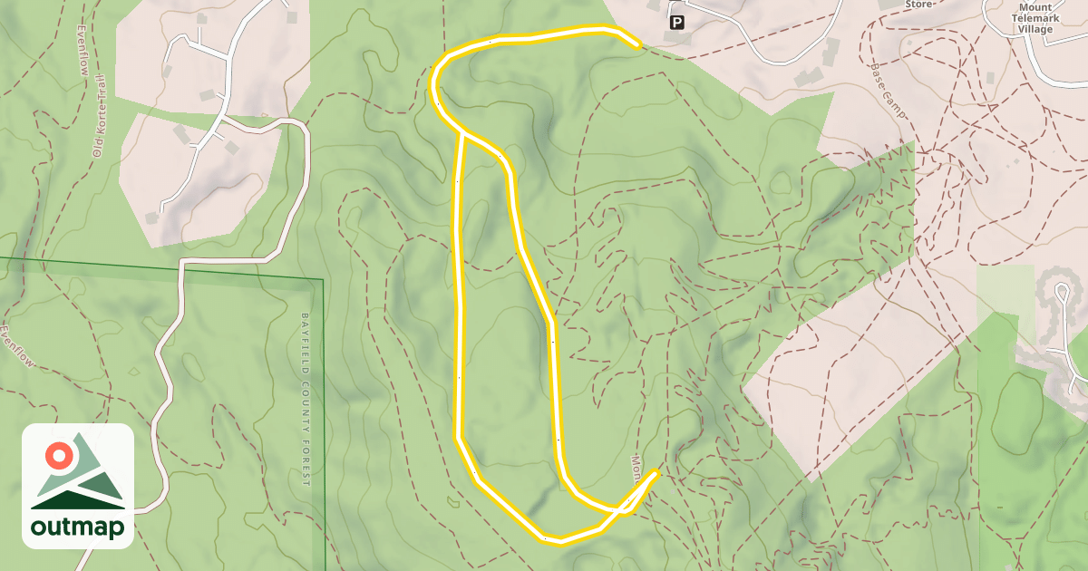 Map of Cadillac Road