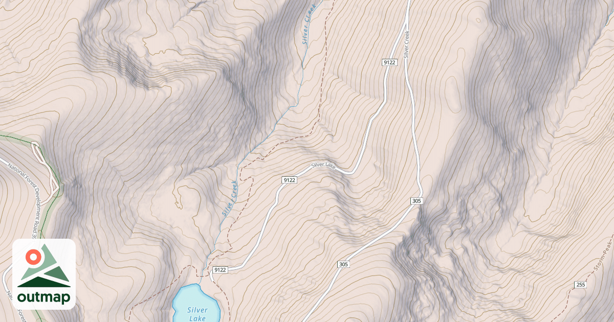 Map of SILVER LAKE