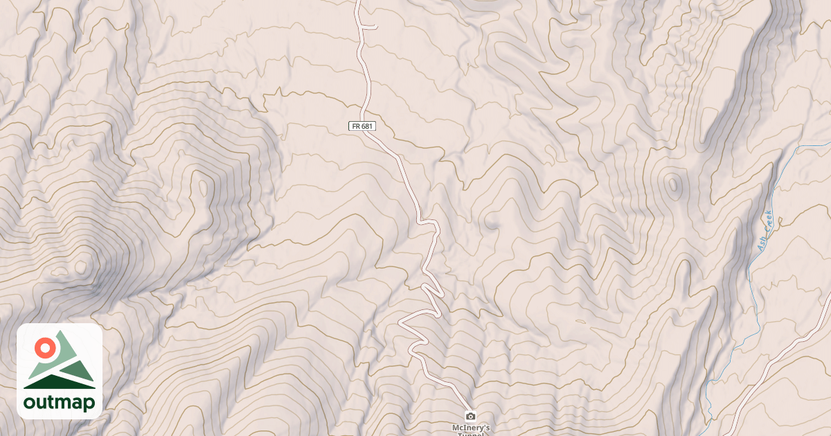 Map of MCENARY TUNNEL