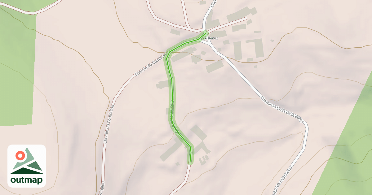 Map of Chemin de la Barge