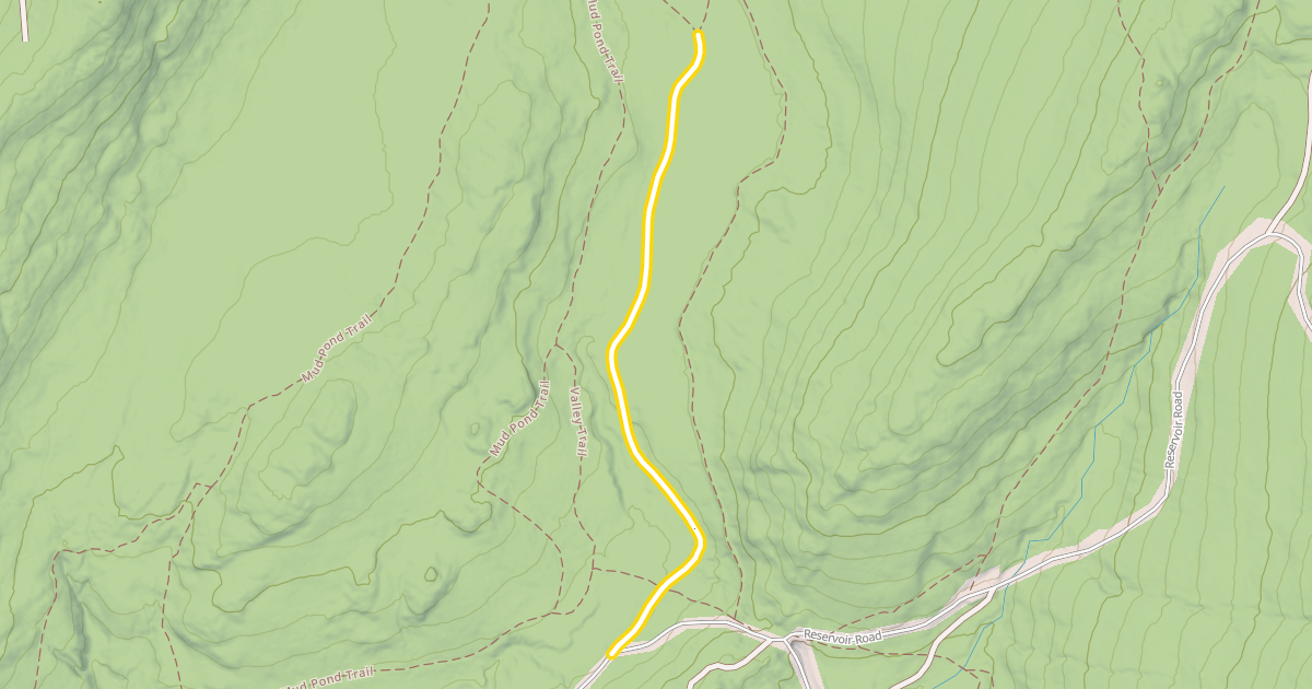 Map preview of Moose Pond Trail