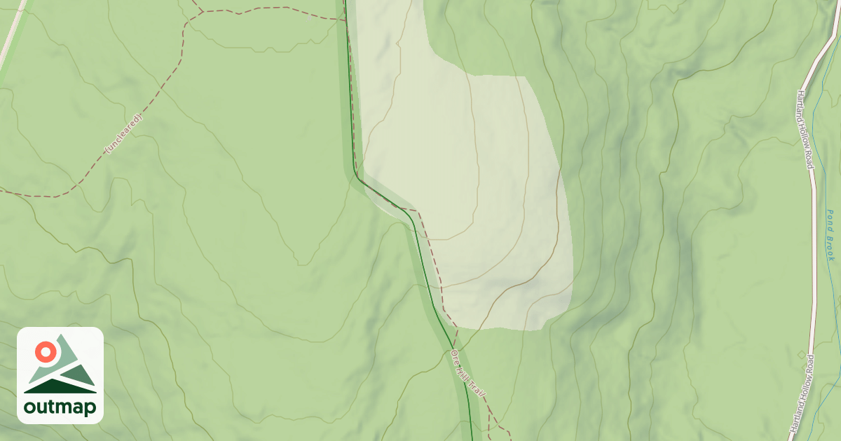 Map of Ore Hill Trail