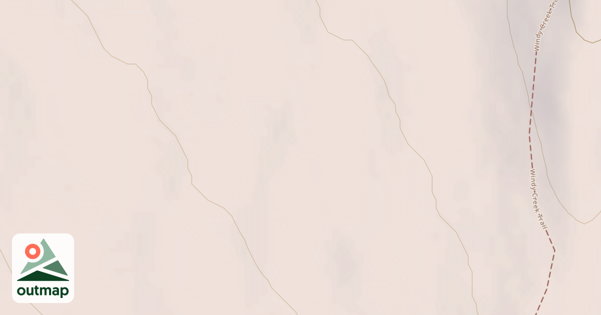 Map of Windy Creek Subsistence Ohv Trail