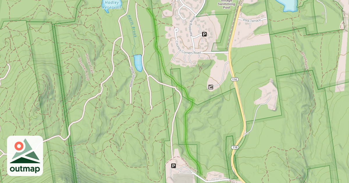 Map of Condo Singletrack