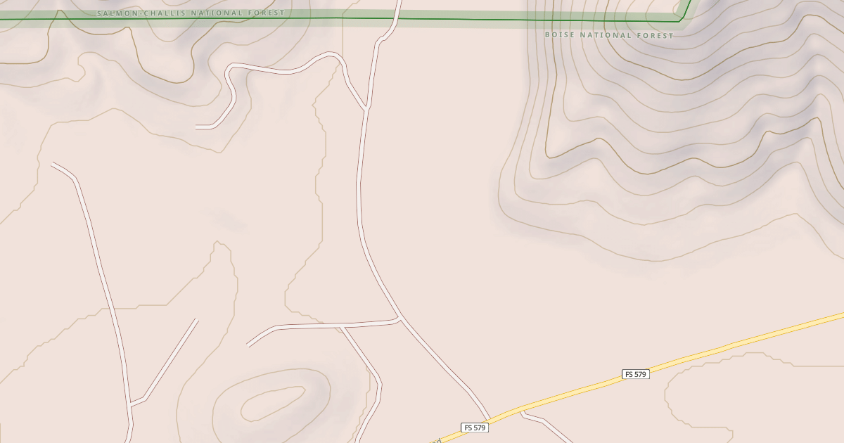 Map preview of ELK CREEK SPUR