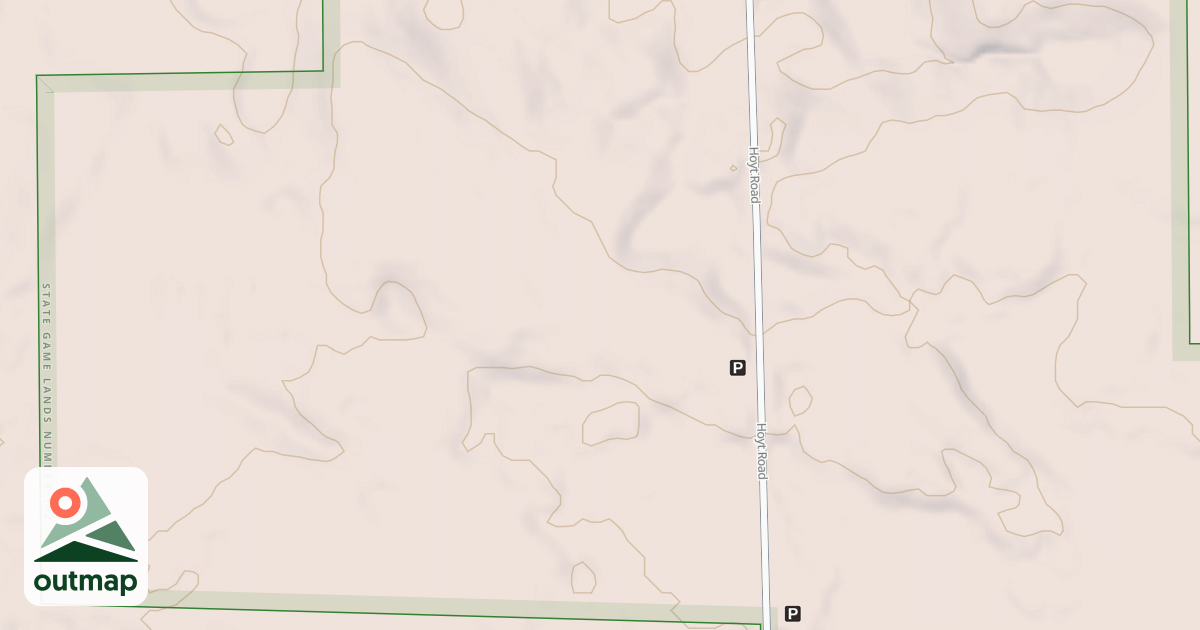 Map of Gas Line Snowmobile Trail