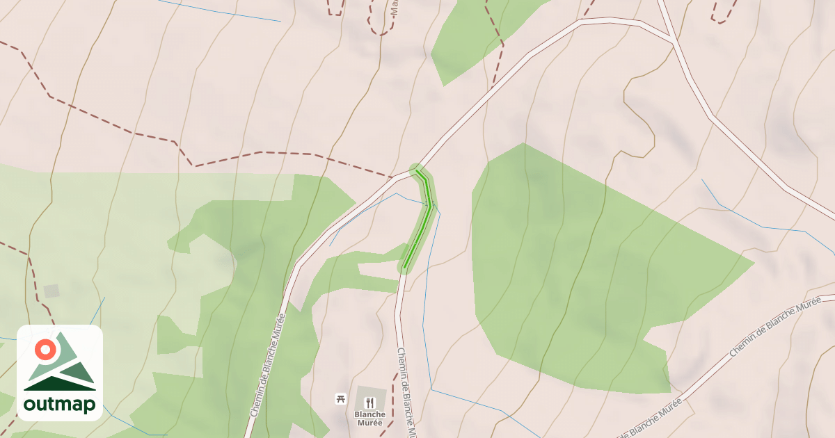 Map of Chemin de Blanche Murée