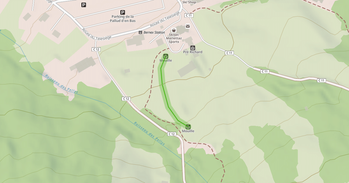 Map preview of La Mouille