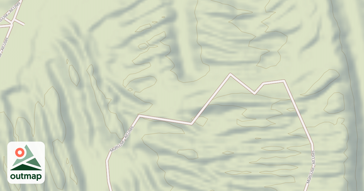 Map of Interlake State Recreation Area Trails