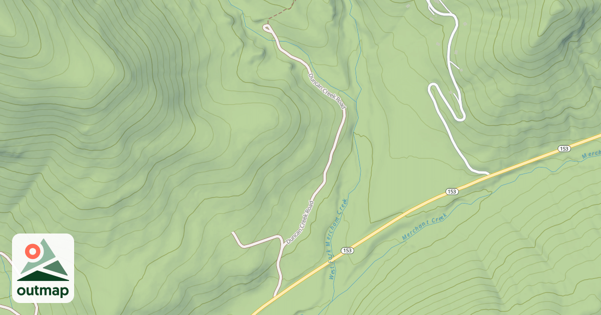 Map of DUNCAN CR