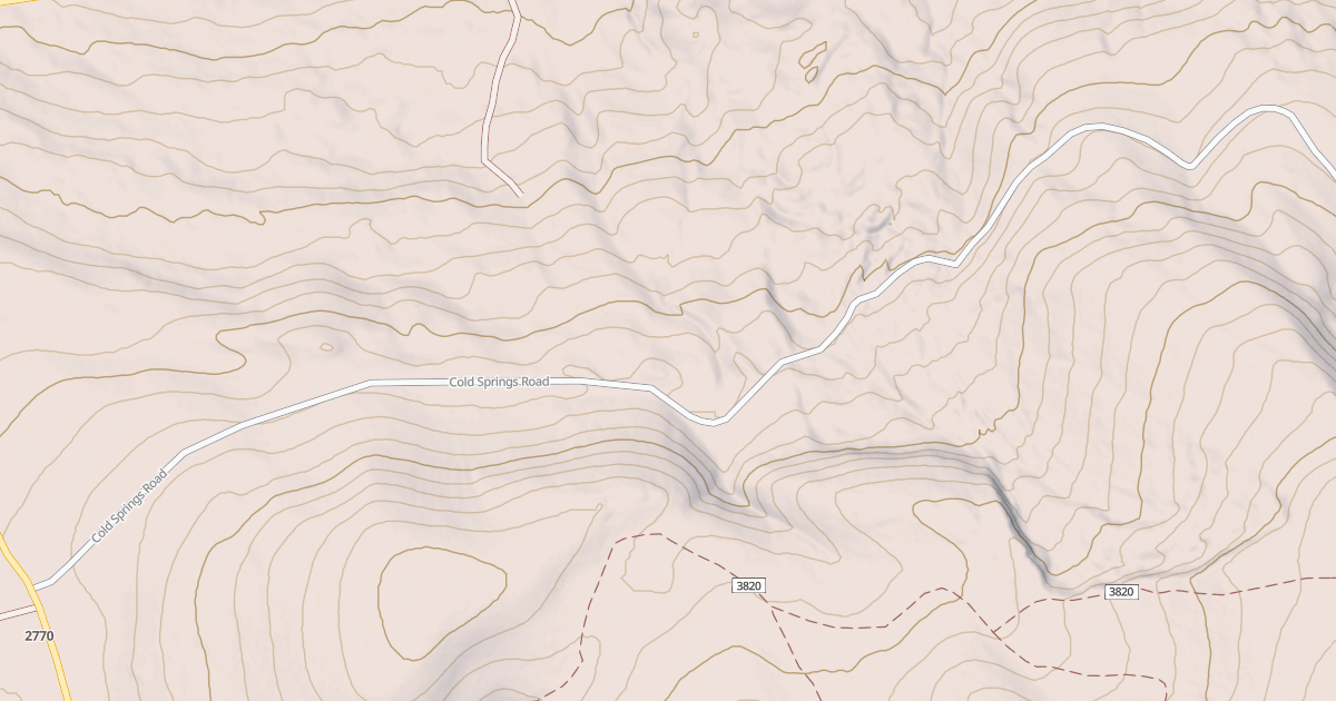 Map preview of COLD SPRINGS