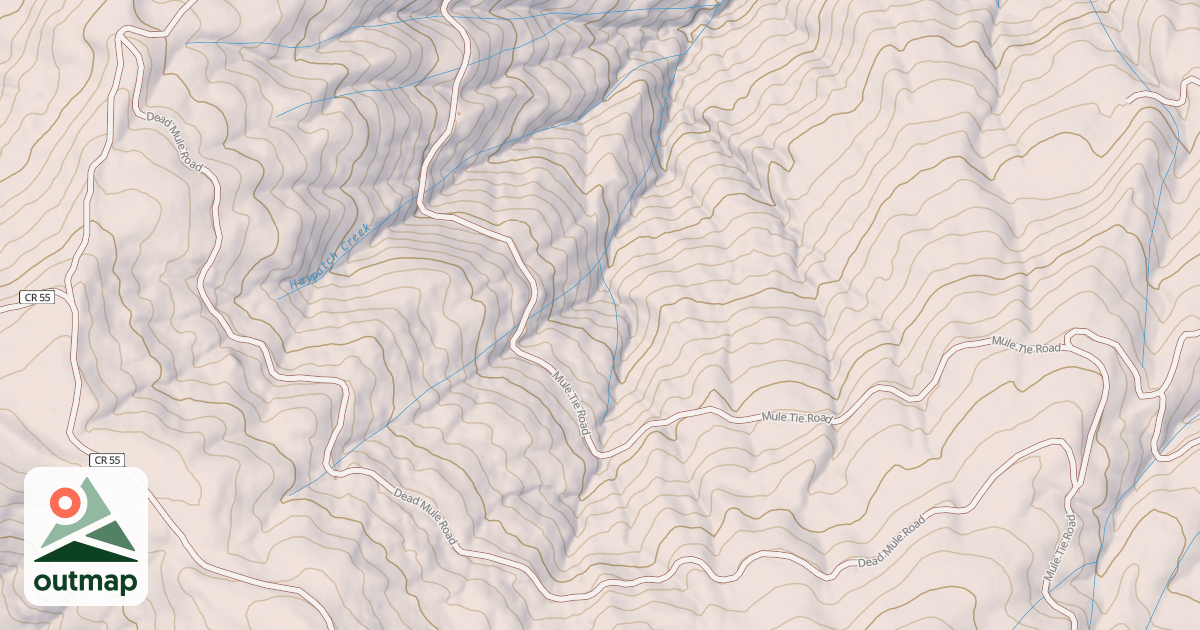 Map of DEAD MULE