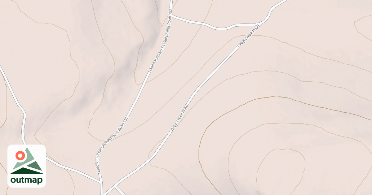 Map of DEEP CREEK