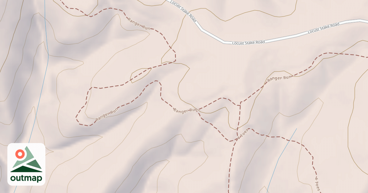 Map of Ranger Run