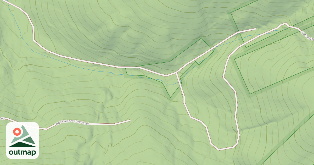 Map of LA BELLEVUE MINE