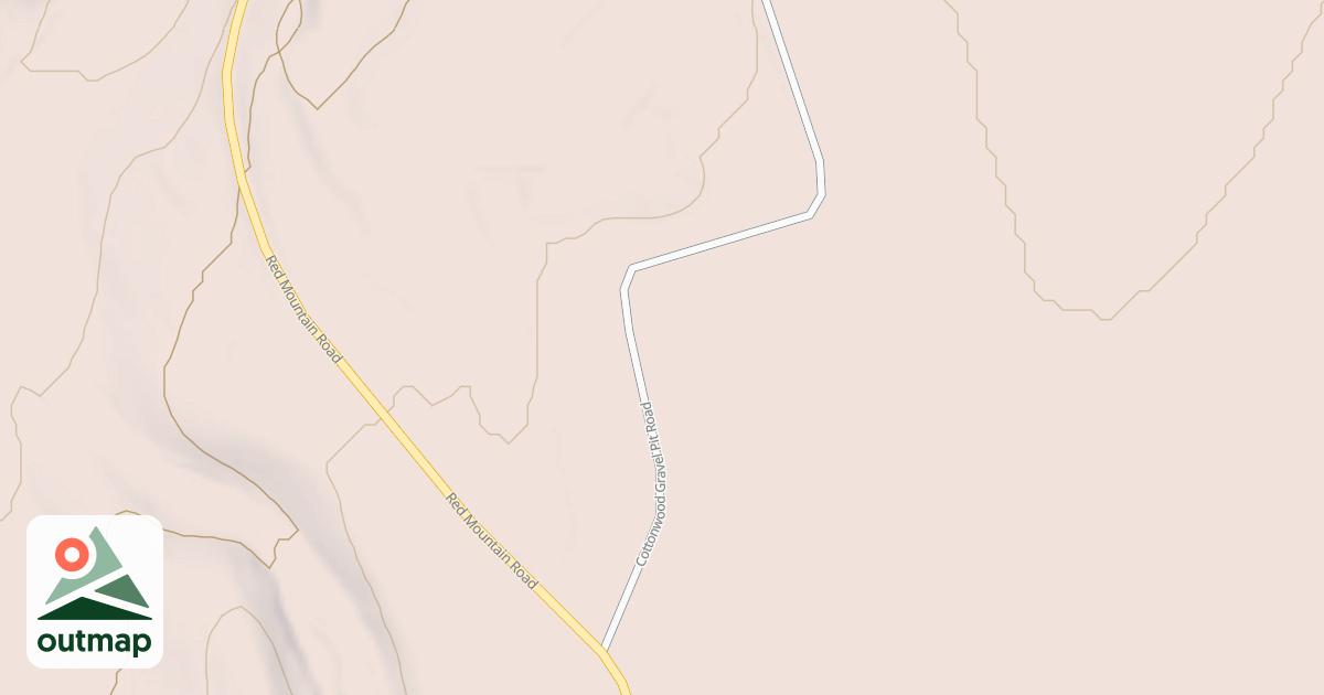 Map of COTTONWOOD GRAVEL PIT