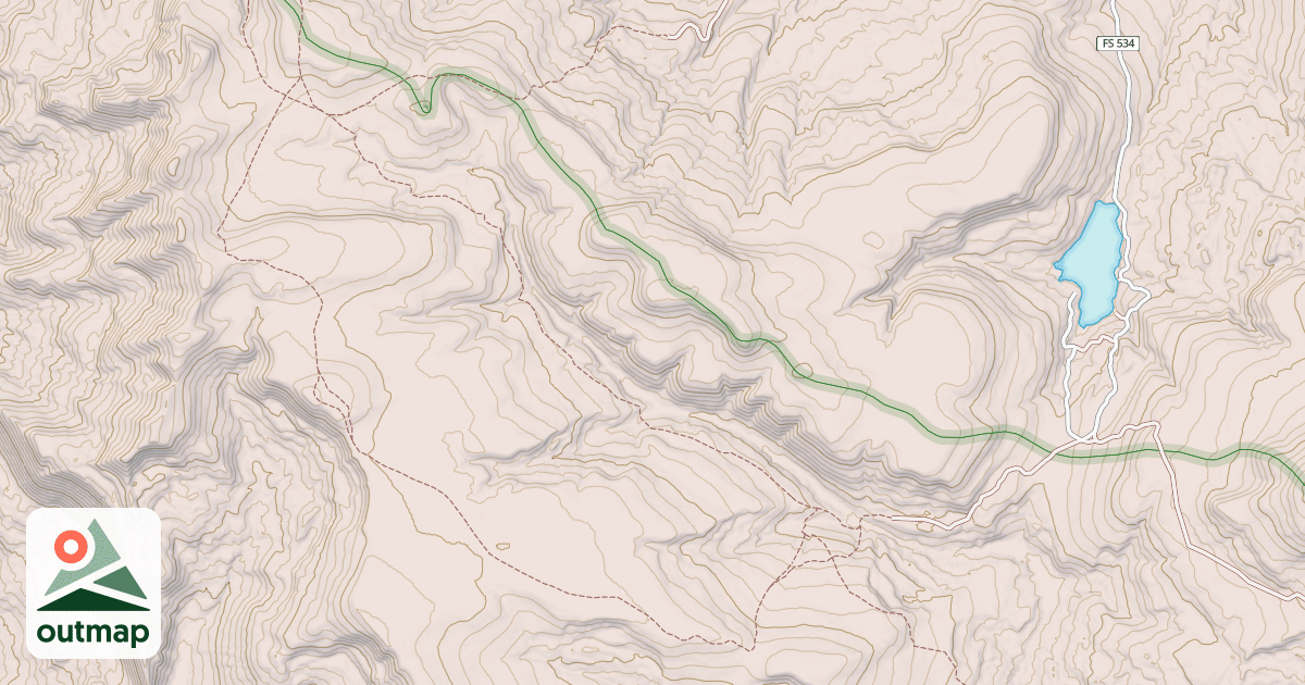 Map of F SNOWMOBILE TRAIL