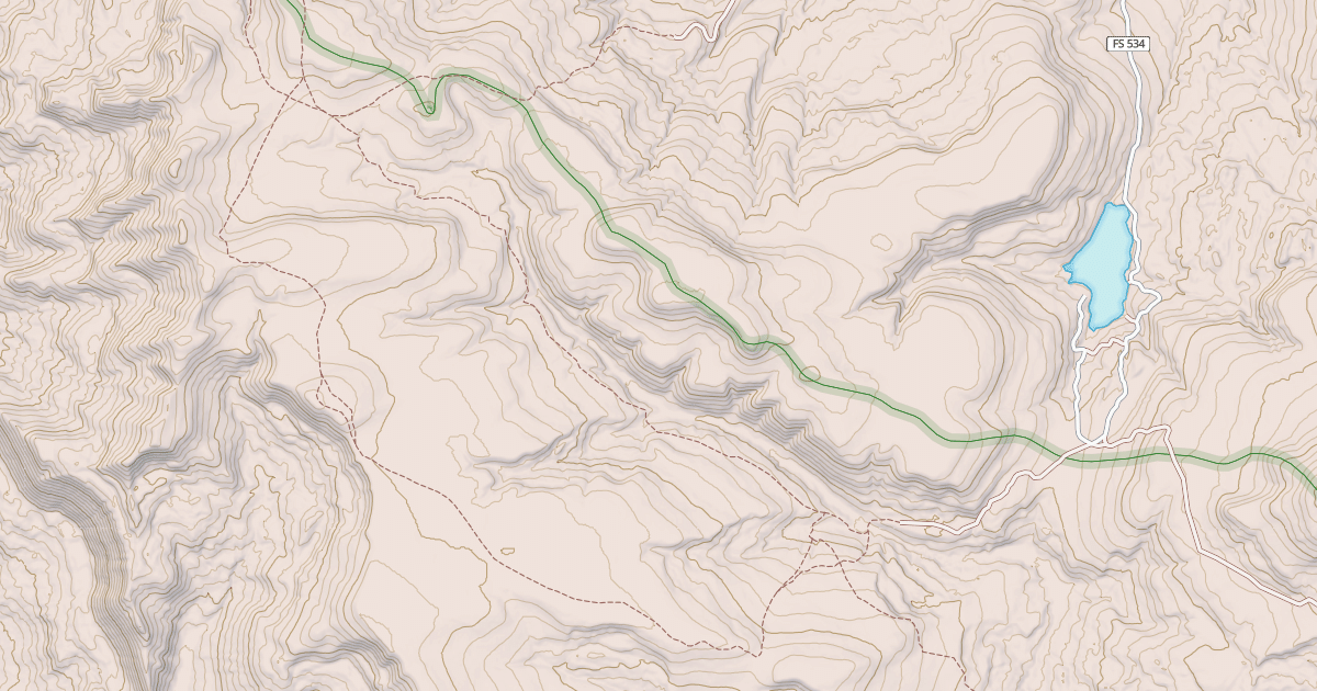 Map preview of F SNOWMOBILE TRAIL