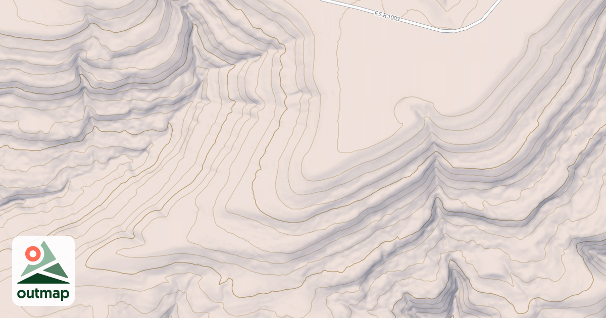 Map of USFS National Forest System Roads {B3EB2EF1-5920-49A4-860A-66A366036C2D}