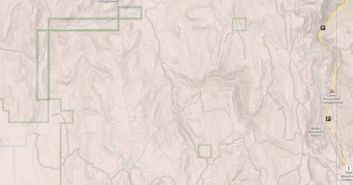 Map preview of S FORK SHOSHONE