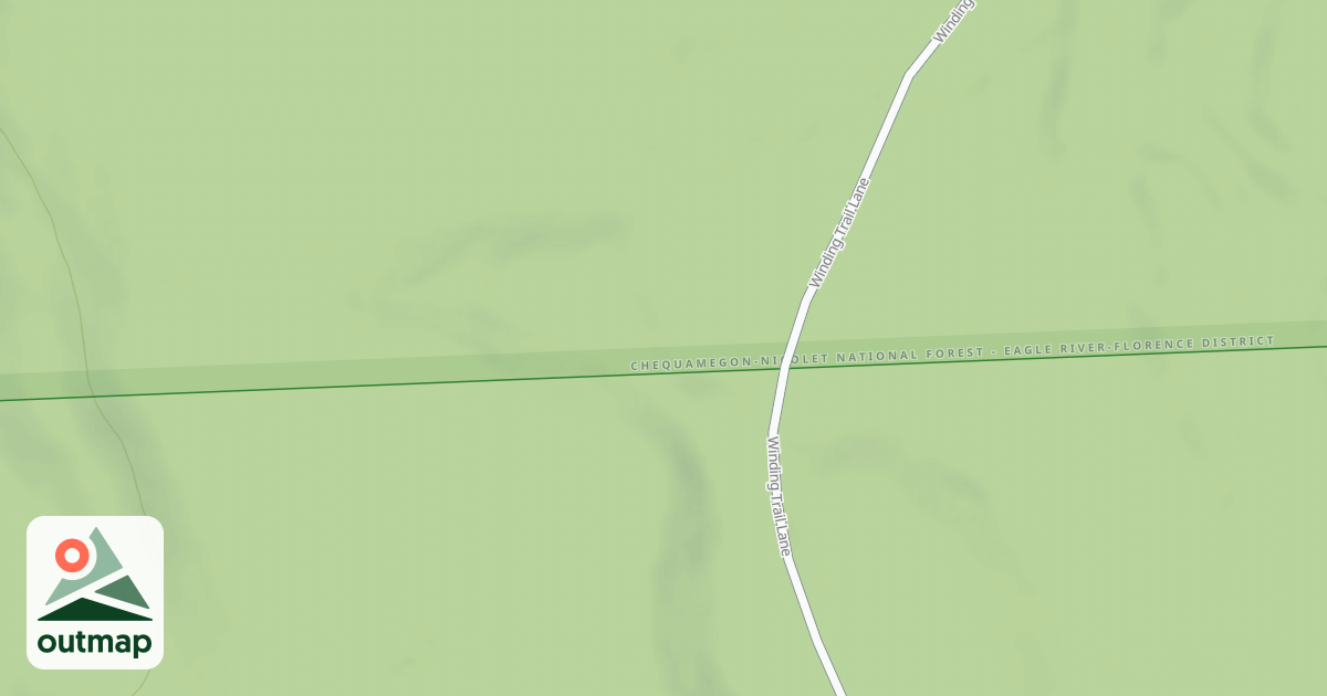 Map of FR 2541A - WINDING TRAIL SPUR