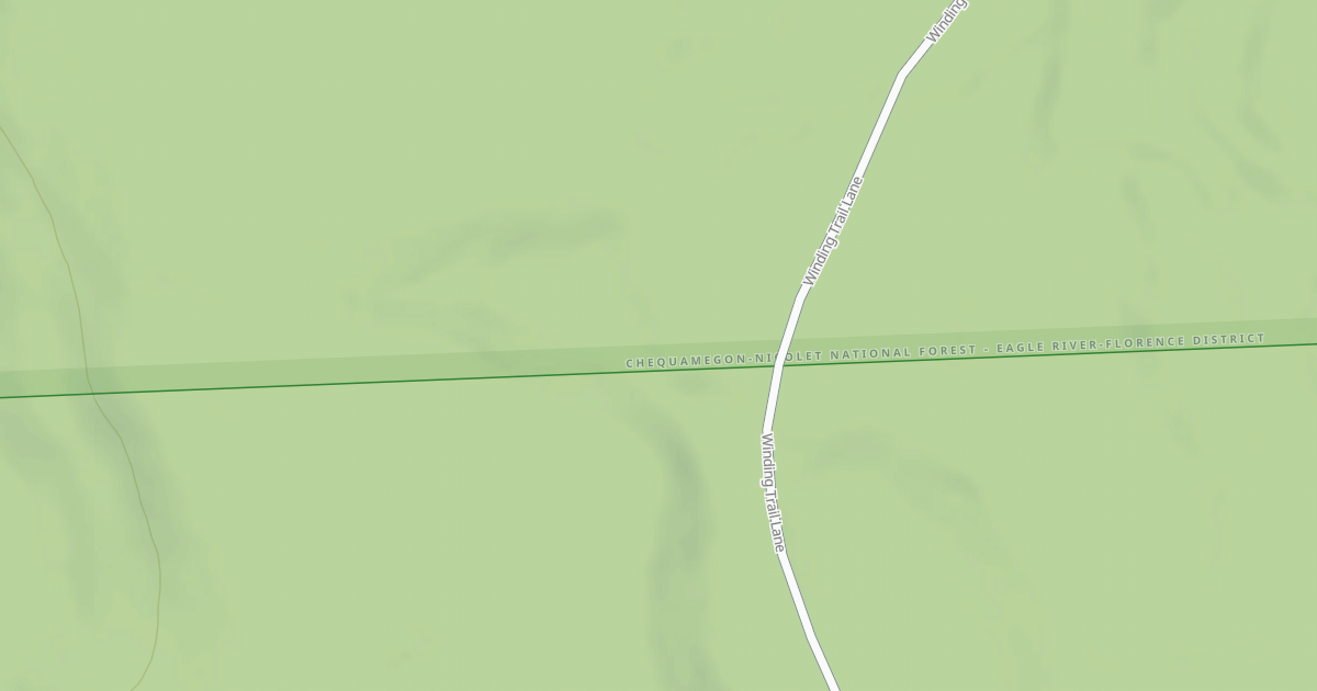 Map preview of FR 2541A - WINDING TRAIL SPUR