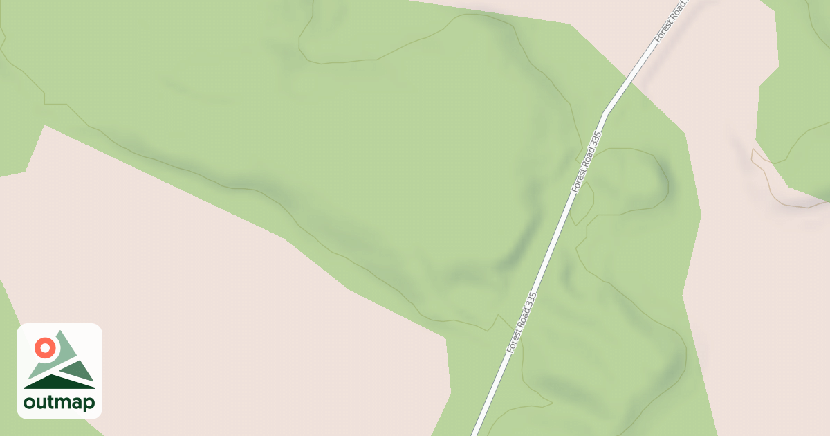 Map of FR 335B